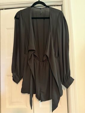 San Joy Black Romper